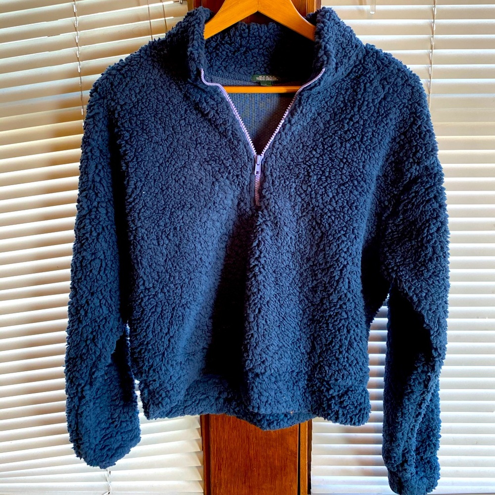 Wild Fable Cropped Quarter Zip